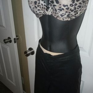 Cool summer nights faux leather capri